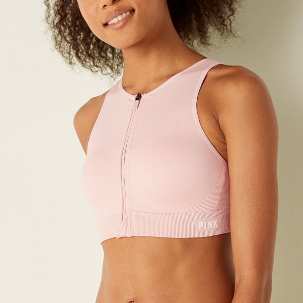 PINK ACTIVE SEAMLESS AIR HIGH IMPACT SPORTS BRA